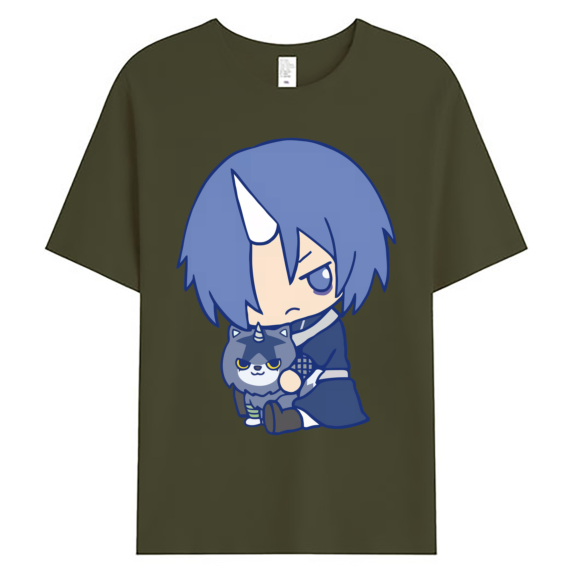 （画像用） 転スラ Regarding Reincarnated to Slime 綿100％ メンズ半袖Tシャツ｜肌触りやわらか＆通気性
